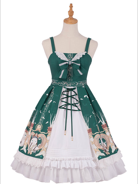 Classic Lolita JSK Printed Cute Dress AGD170