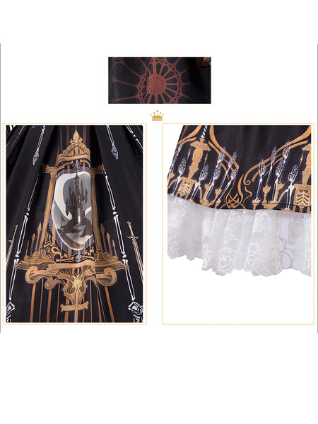 Original Design Lolita Dress Devil's tears JSK with Shirts AGD202