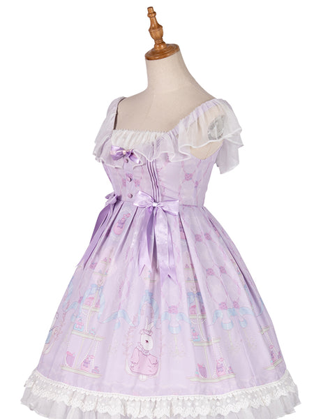 Lolita Dress Miss Rabbit Sleeveless Cute Princess Dress AGD207