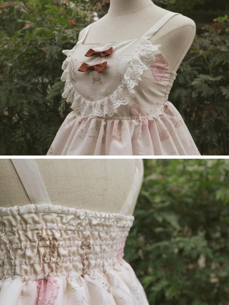 Original Lolita Dress Daily Dress JSK Pink AGD212