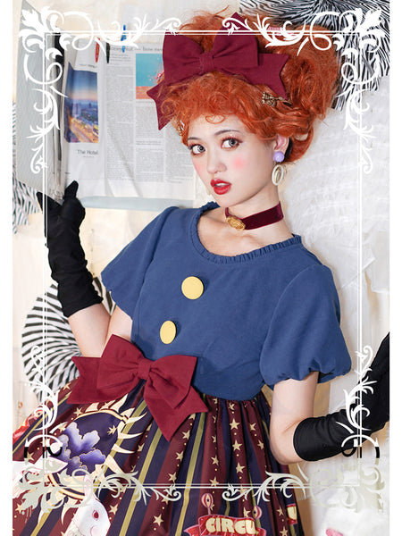 Rabbit Circus Lolita Dress Original Halloween Full Set Of Dress AGD253