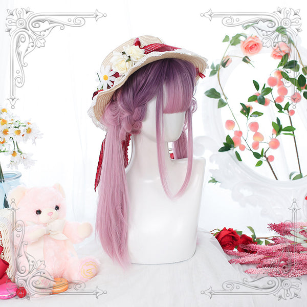 Gradient Long Straight Synthetic Lolita Wig  ALICE0089